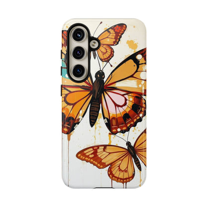 Abstract Butterflies Design Phone Case - Multicolor Phone Case - Samsung Galaxy S24 / Glossy