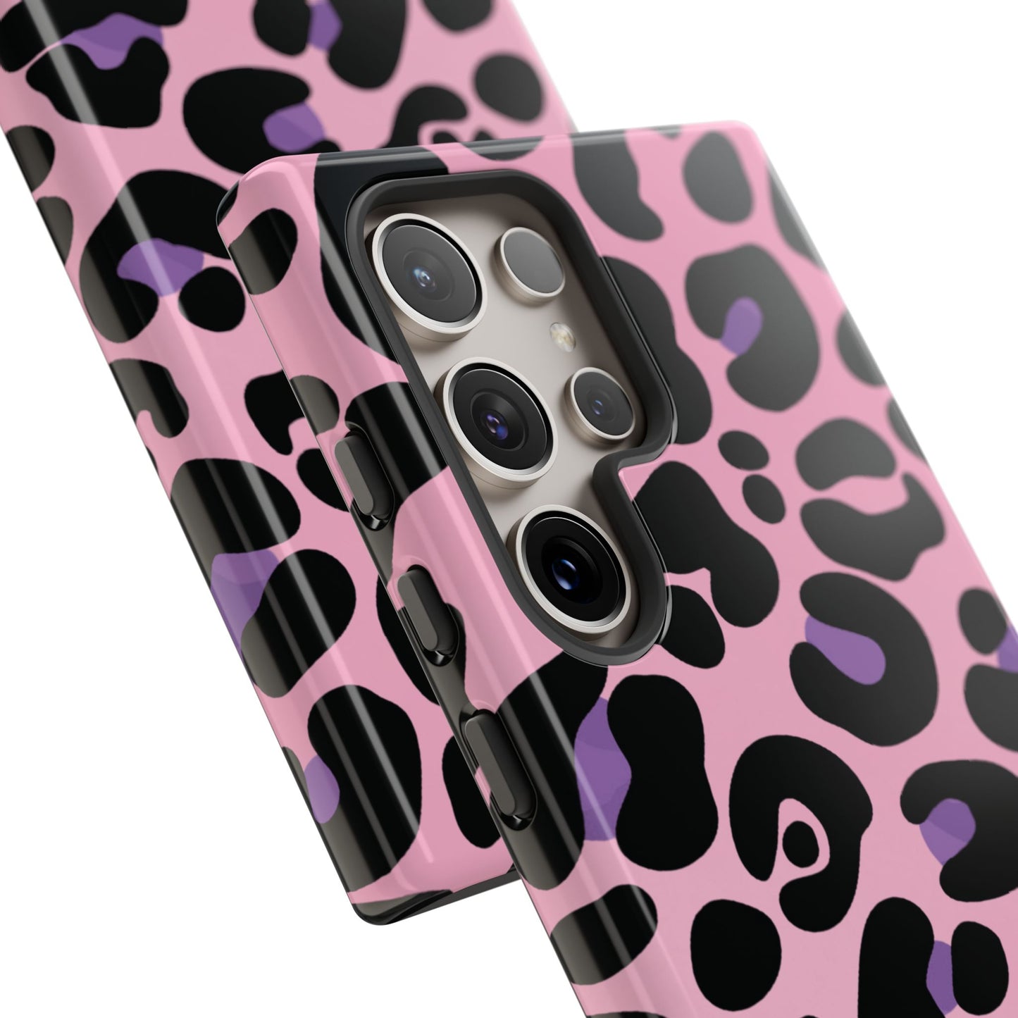 Pretty Pink & Lavender Leopard Print