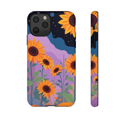 iPhone 11 Pro / Glossy Phone Case - Surreal Sunflower Design Phone Case