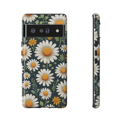 Google Pixel 6 Pro / Glossy Phone Case - Daisies Floral Pattern 3 Phone Case