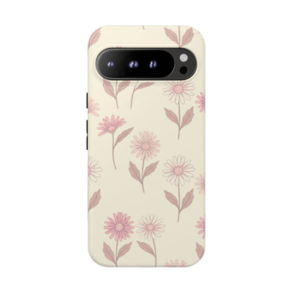 Pretty Blush Daisy Pattern Phone Case