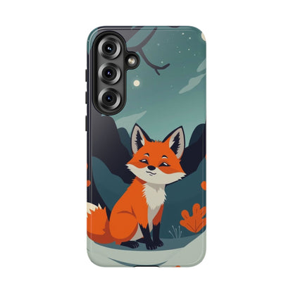 Samsung Galaxy S25 Plus / Glossy Phone Case - Cute Fox Design Phone Case