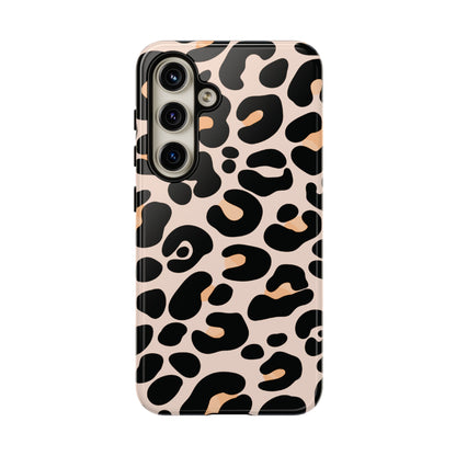 Elegant Peach Leopard Print Phone Case