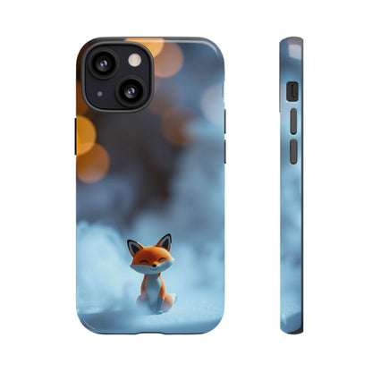 iPhone 13 Mini / Glossy Phone Case - Cute Misty Fox Design Phone Case