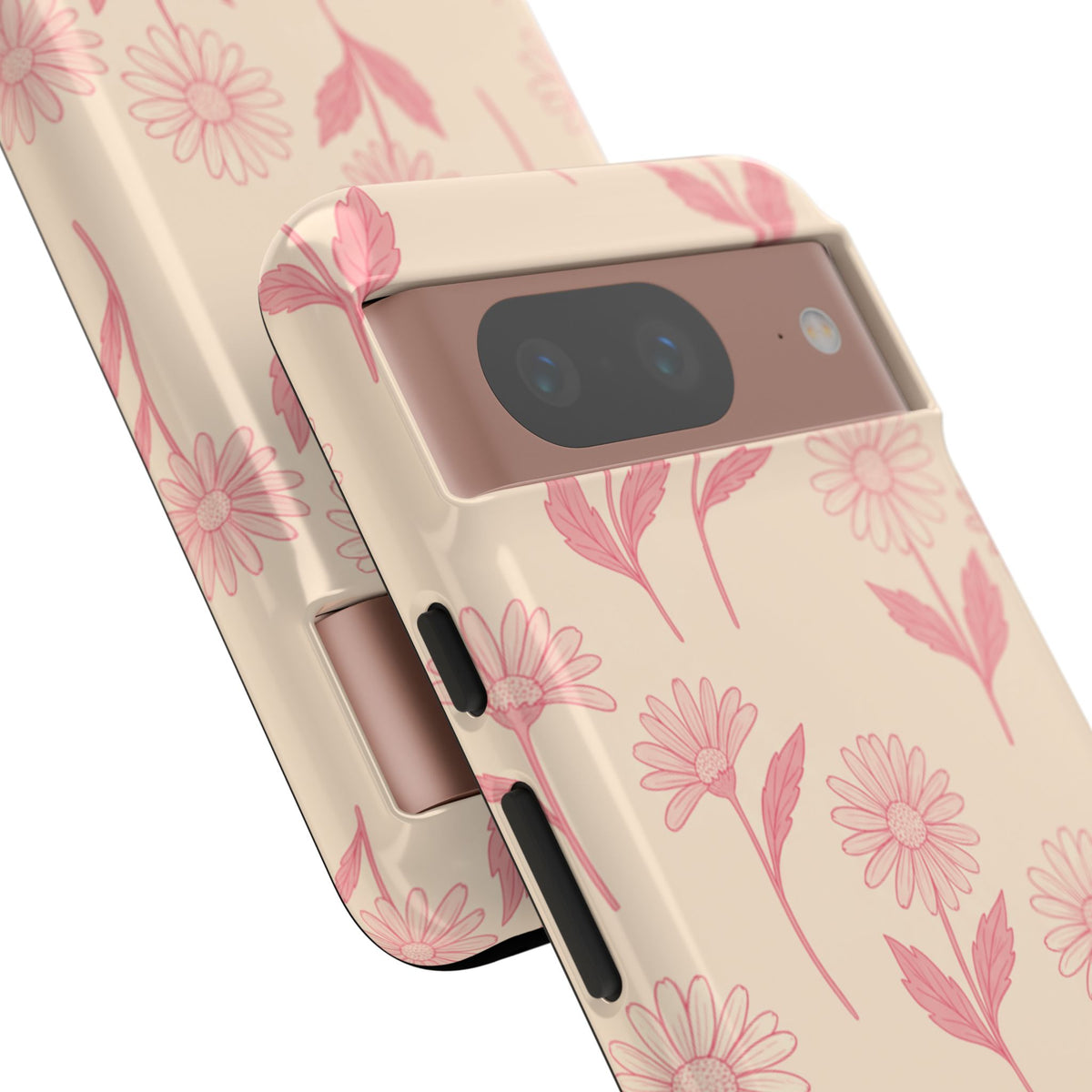Pretty Pink Daisy Pattern Phone Case