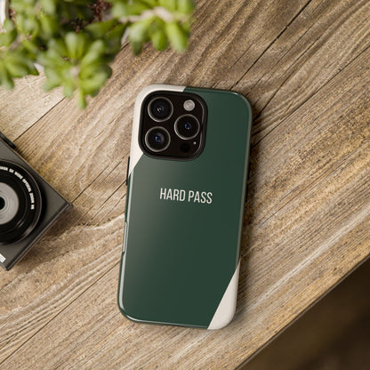Phone Case - Sassy Statement Case ’Hard Pass’ in Green & White