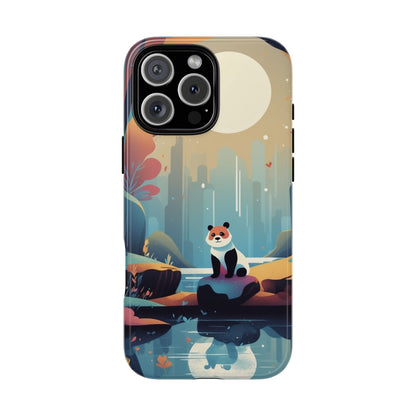 Stylised Panda Design Phone Case - Multicolor Phone Case - iPhone 16 Pro Max / Glossy