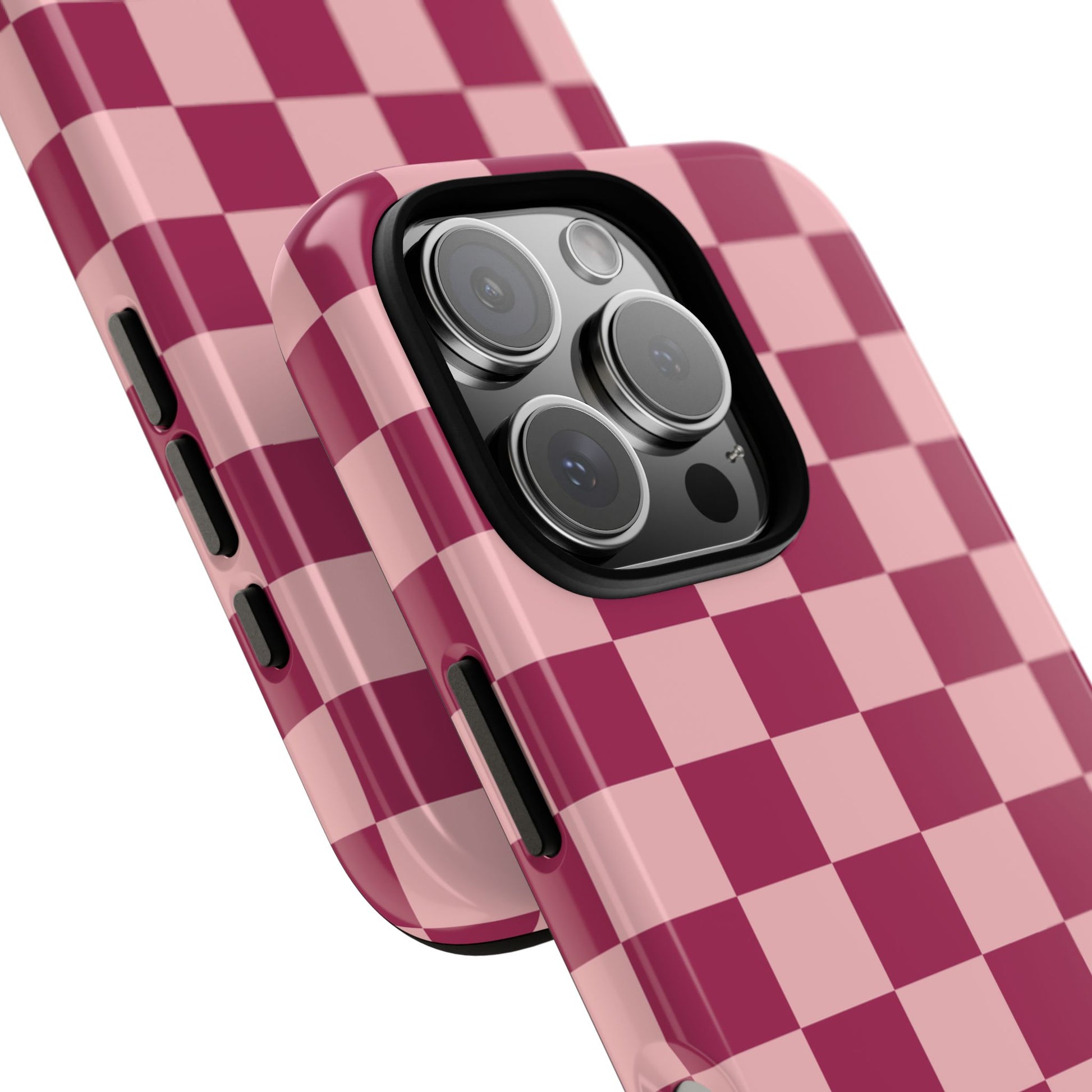Phone Case - ’Pink Checkered Pattern’ Phone Case