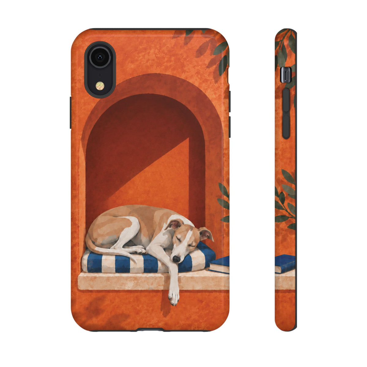 Whippet Siesta Nook Phone Case - Multicolor Phone Case - iPhone XR / Glossy