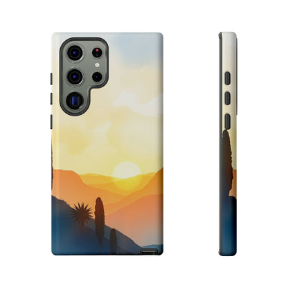 Watercolour Sunset Design Phone Case - Multicolor Phone Case - Samsung Galaxy S23 Ultra / Glossy