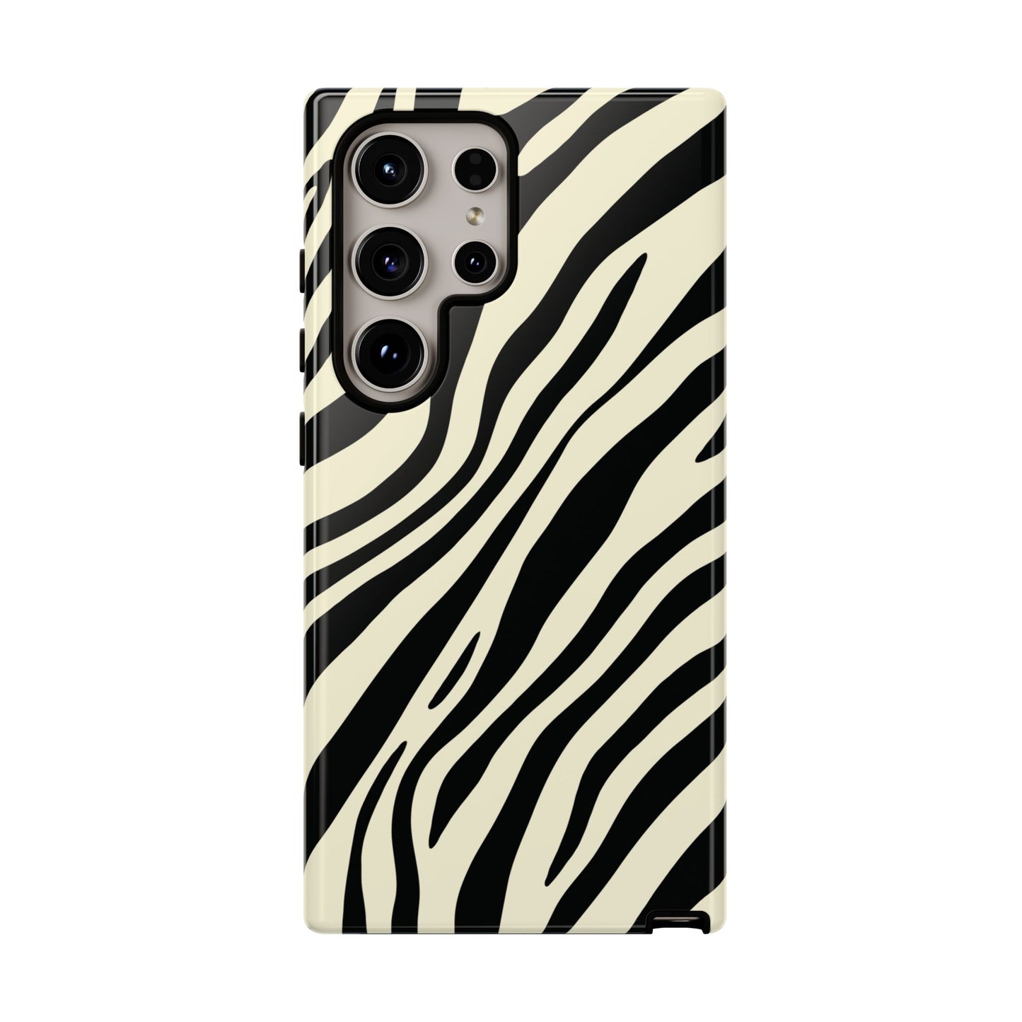 Modern Neutral Zebra Print Phone Case