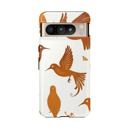 Abstract Bird Pattern Phone Case - Multicolor Phone Case - Google Pixel 8 Pro / Glossy