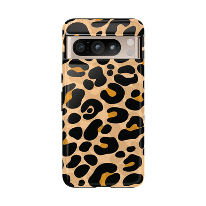 Stylish Mocha Leopard Print Phone Case