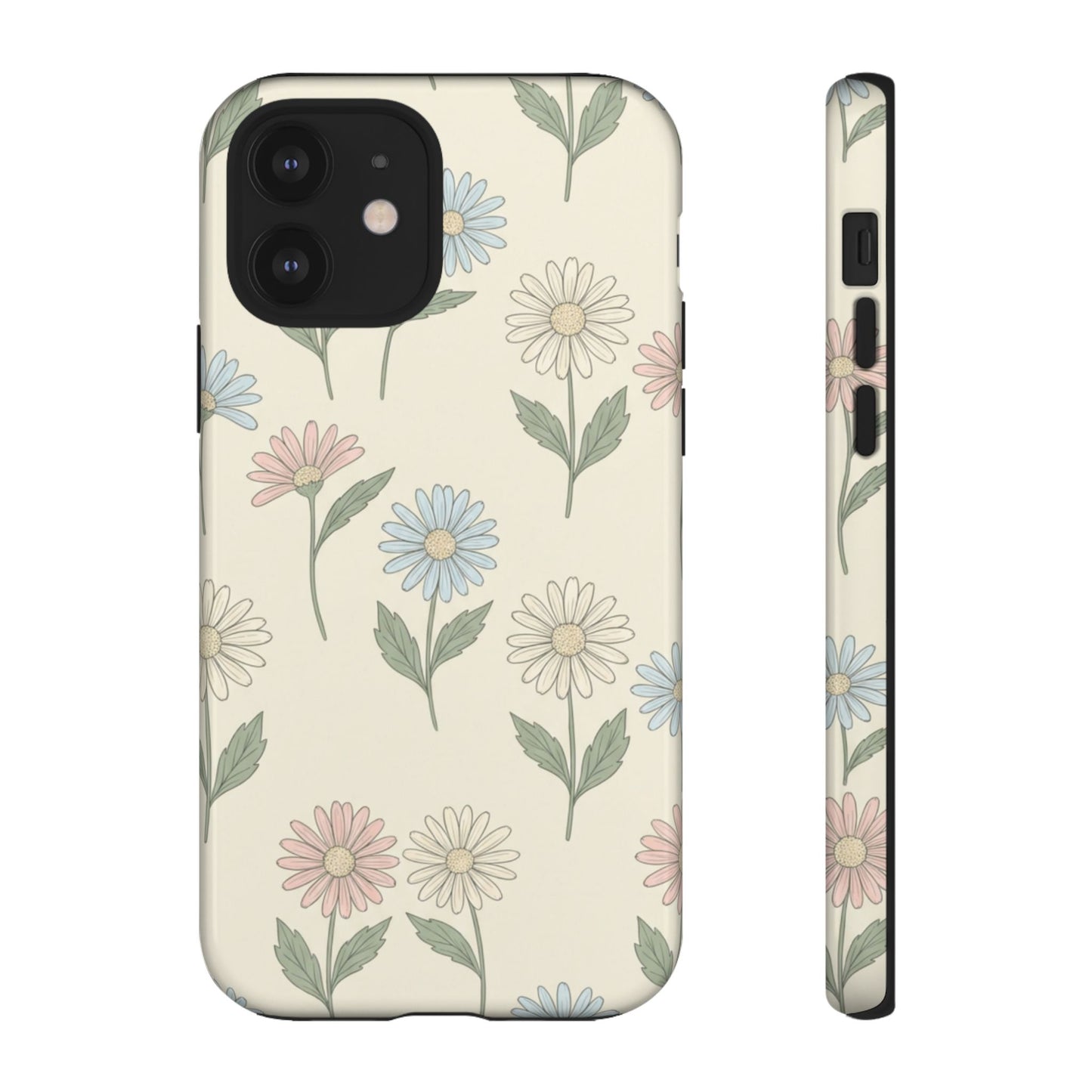 Pretty Pastel Daisy Pattern Phone Case