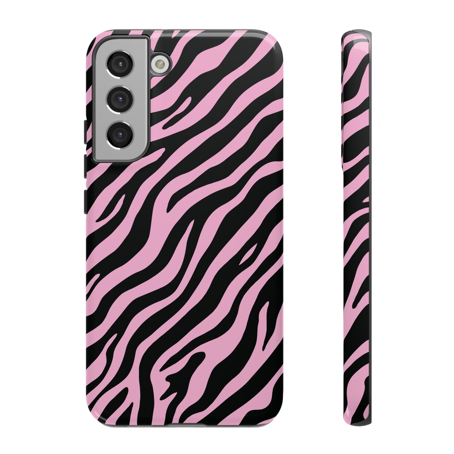 Stylish Blush Zebra Print Phone Case