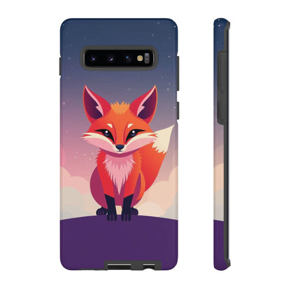 Samsung Galaxy S10 Plus / Glossy Phone Case - Pop Art Fox Design Phone Case