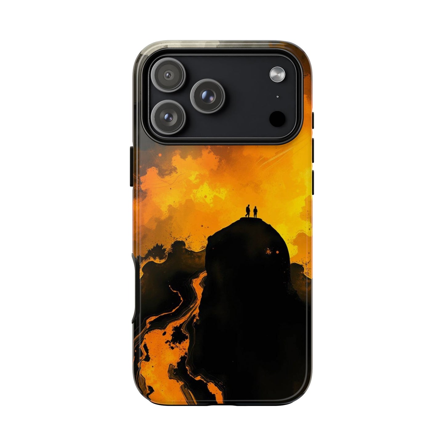 iPhone 17 Pro Max / Glossy Phone Case - Gothic Watercolour Scene Phone Case