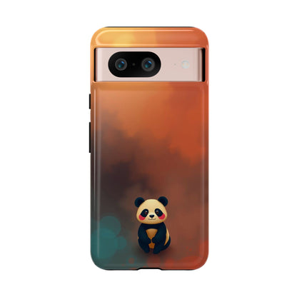 Google Pixel 8 / Glossy Phone Case - Cute Colourful Panda Design Phone Case