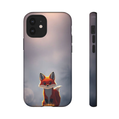 Cute Gothic Fox Design Phone Case - Multicolor Phone Case - iPhone 12 Mini / Glossy