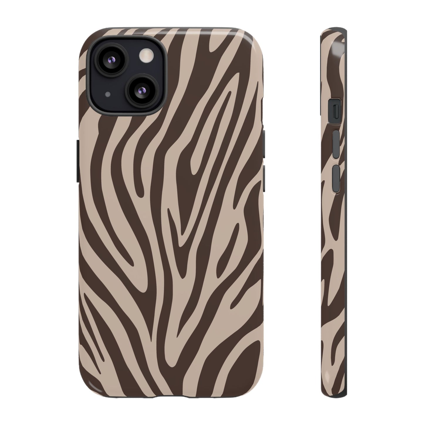 Boutique Mocha Tiger Print Phone Case