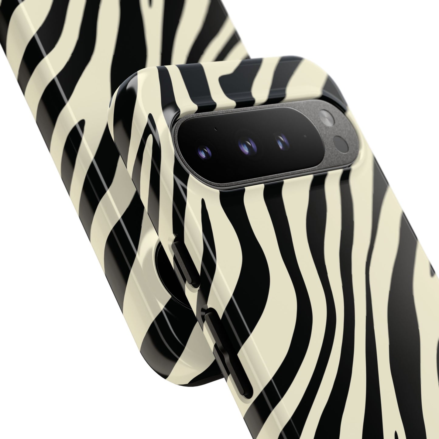 Modern Neutral Zebra Print Phone Case