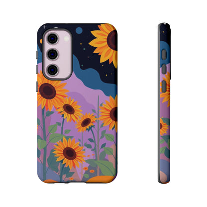 Samsung Galaxy S23 Plus / Glossy Phone Case - Surreal Sunflower Design Phone Case