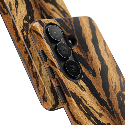 Amber Tiger Print Phone Case