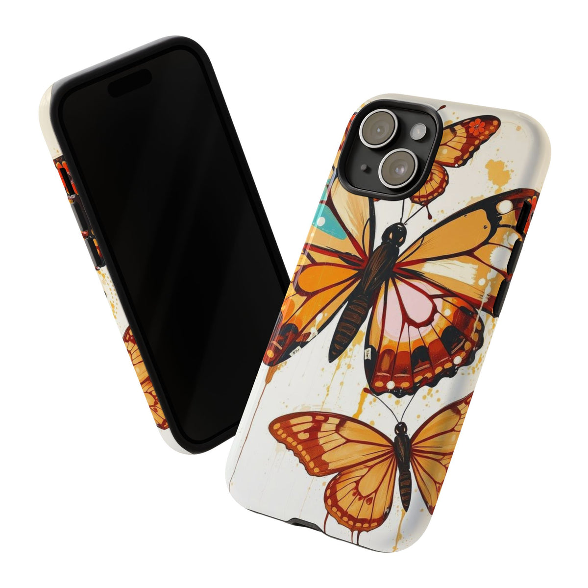 Abstract Butterflies Design Phone Case - Multicolor Phone Case