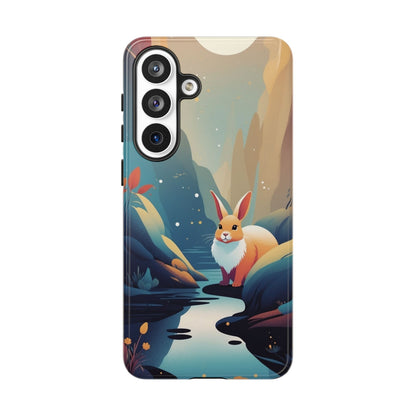 Stylised Rabbit Design Phone Case - Multicolor Phone Case - Samsung Galaxy S26 Plus / Glossy