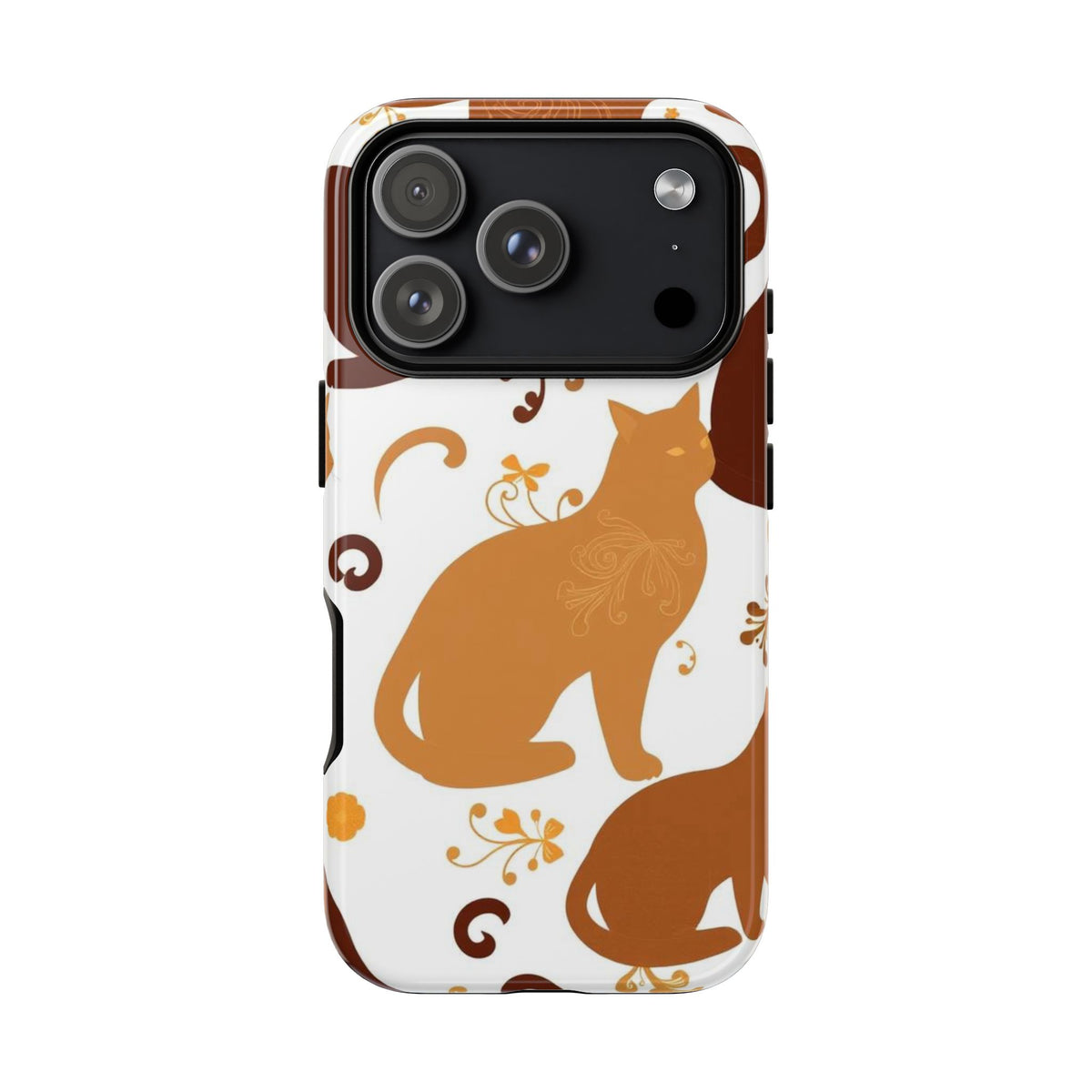 Abstract Cat Pattern Phone Case - Multicolor Phone Case - iPhone 17 Pro / Glossy