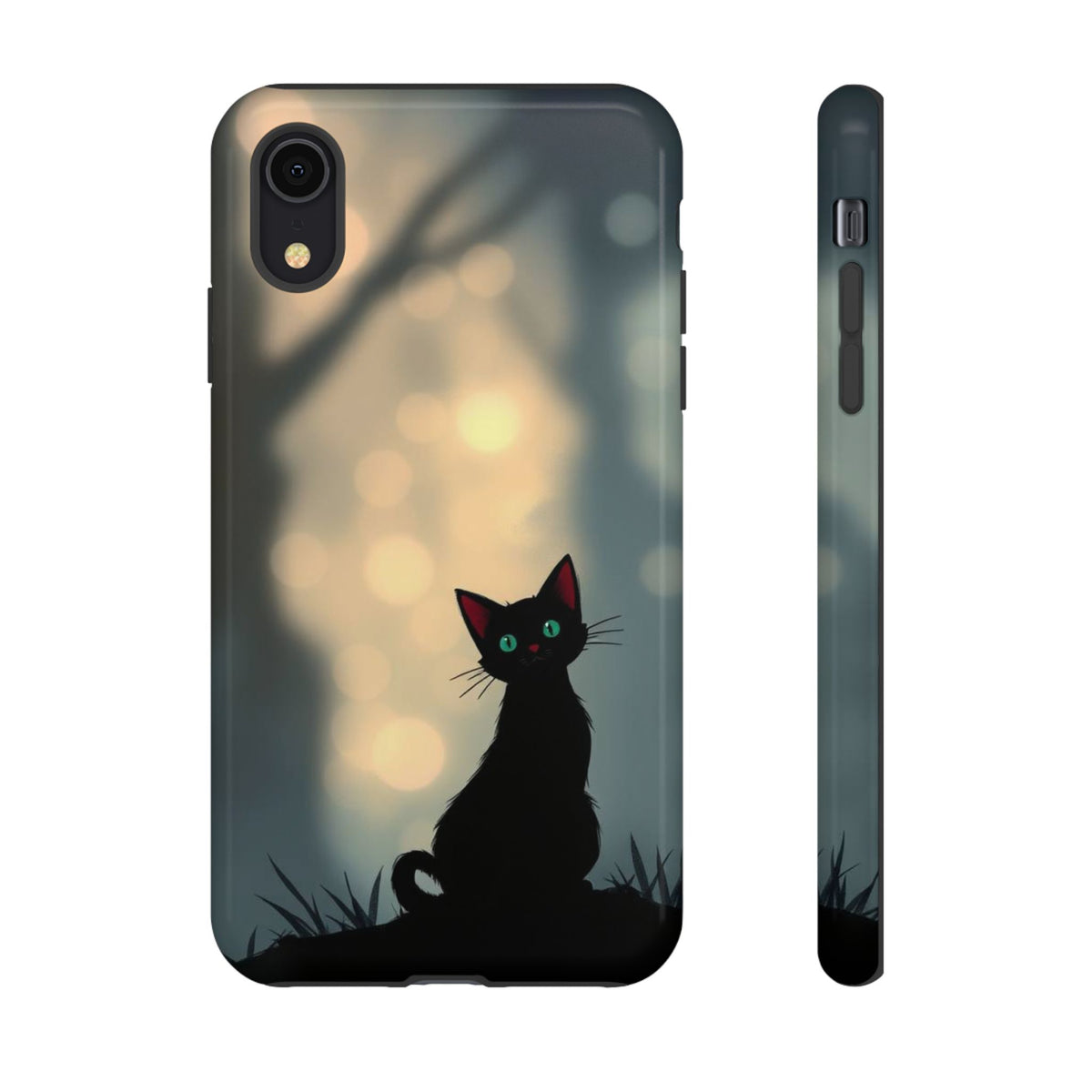 Gothic Cat Design Phone Case - Multicolor Phone Case - iPhone XR / Glossy