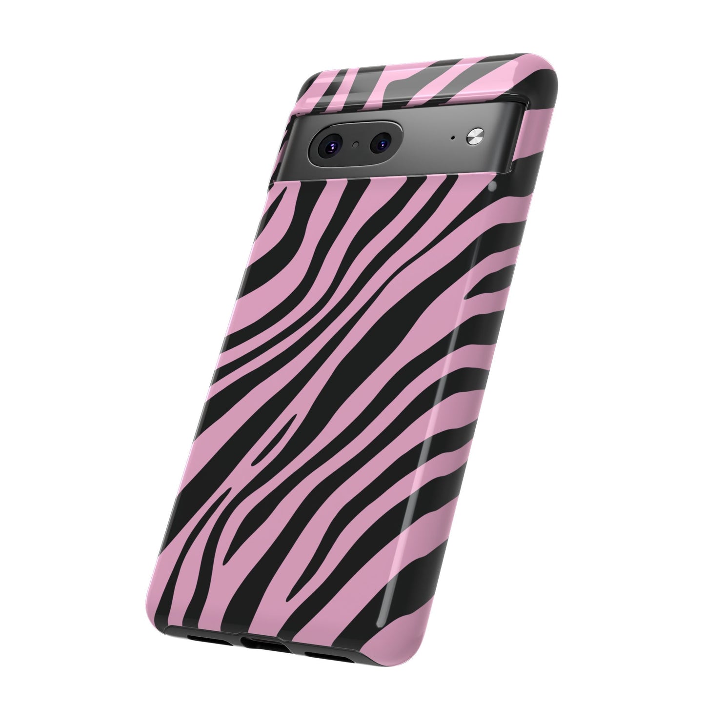 Modern Blush Zebra Print Phone Case