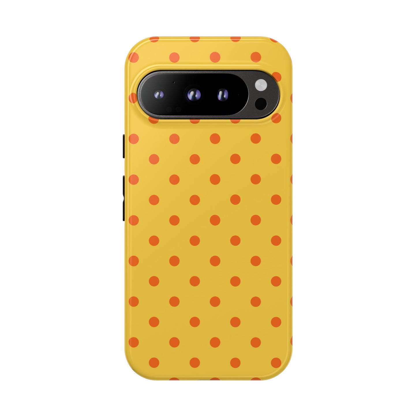 Trendy Yellow & Orange Dot Pattern Phone Case