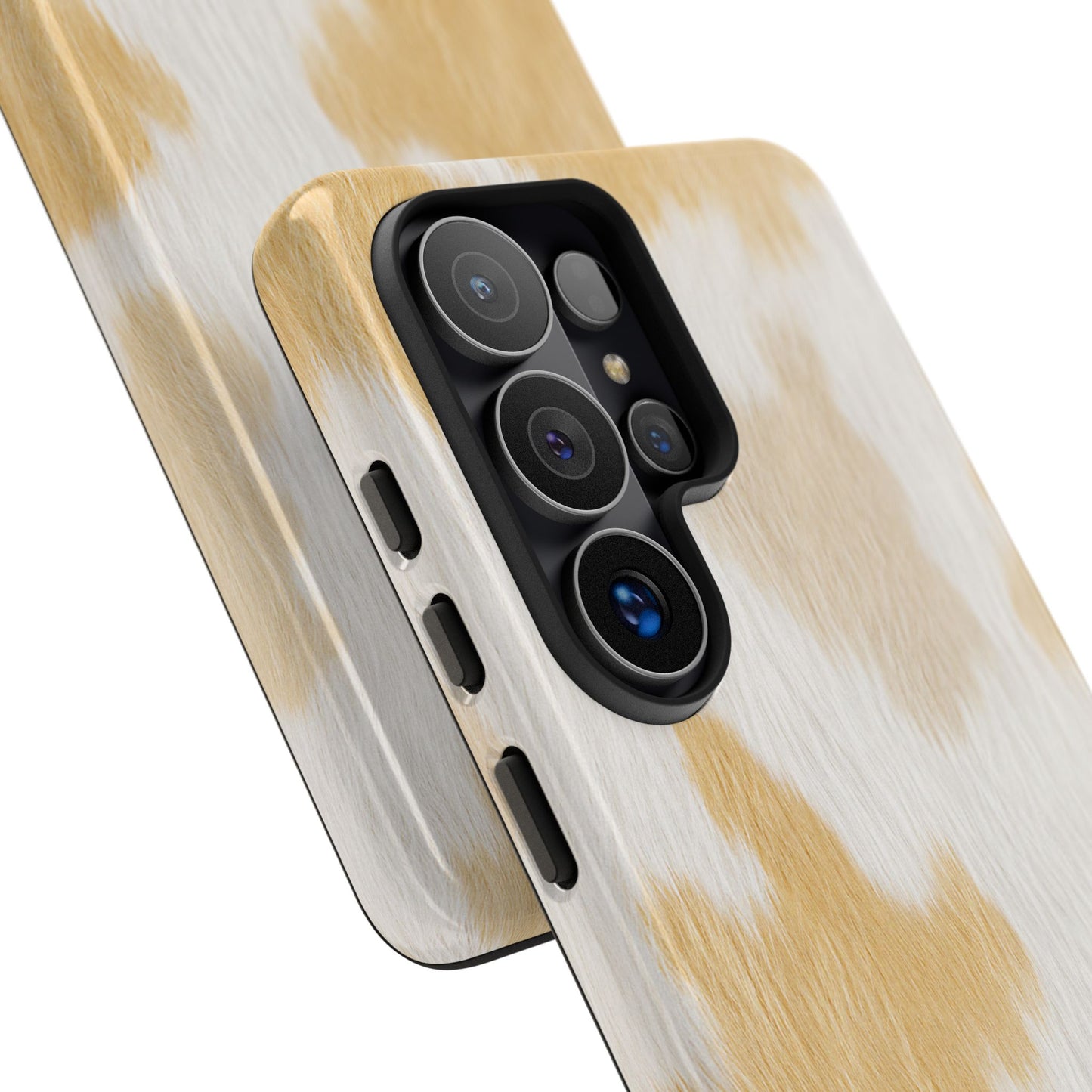 Golden Honey Cow Print Phone Case