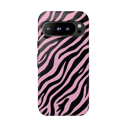 Stylish Blush Zebra Print Phone Case