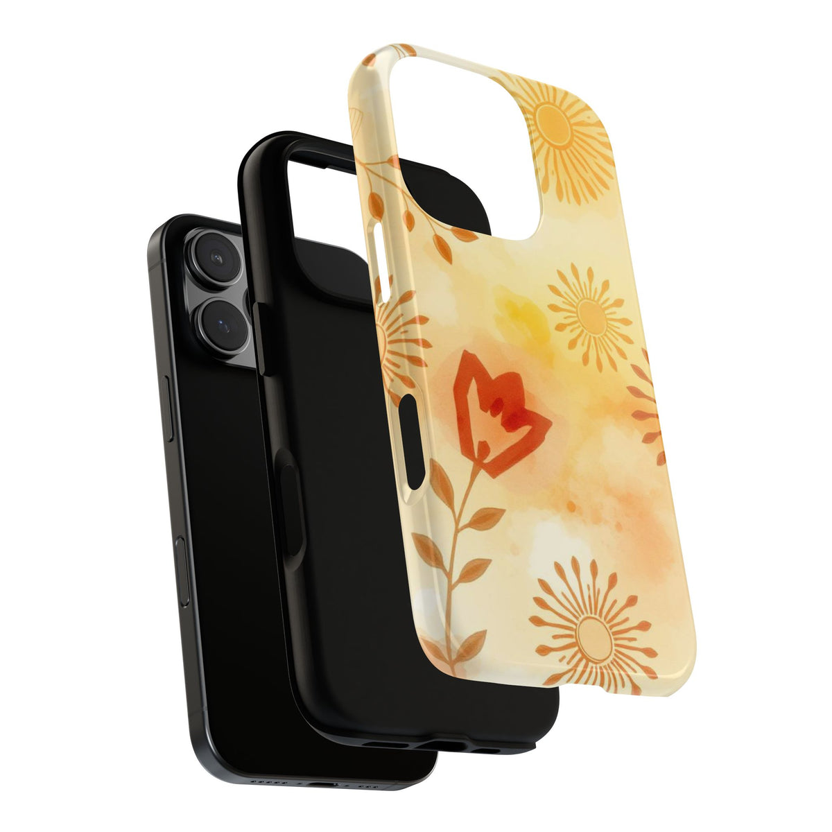 Boho Chic Watercolour Pattern Phone Case - Multicolor Phone Case