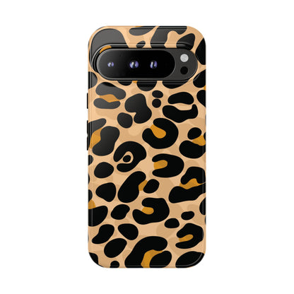 Stylish Mocha Leopard Print Phone Case