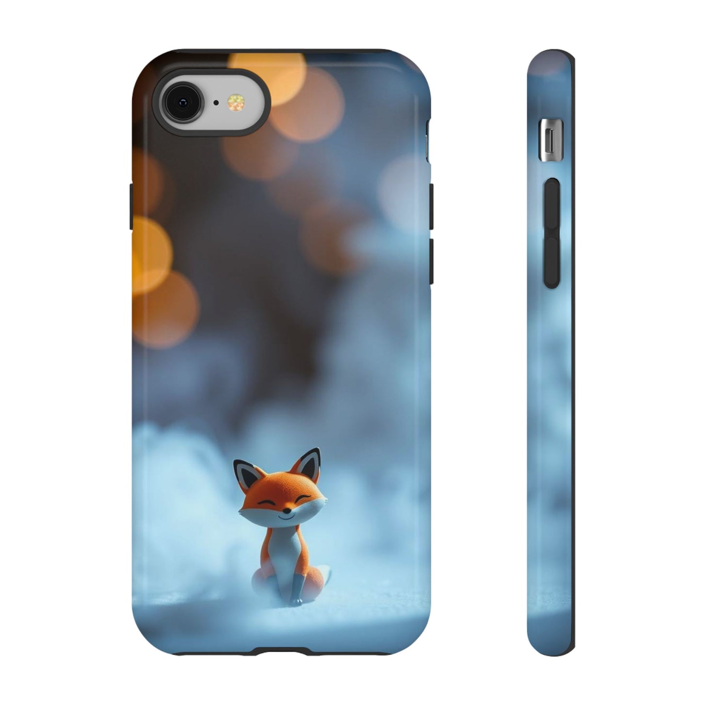 iPhone 8 / Glossy Phone Case - Cute Misty Fox Design Phone Case