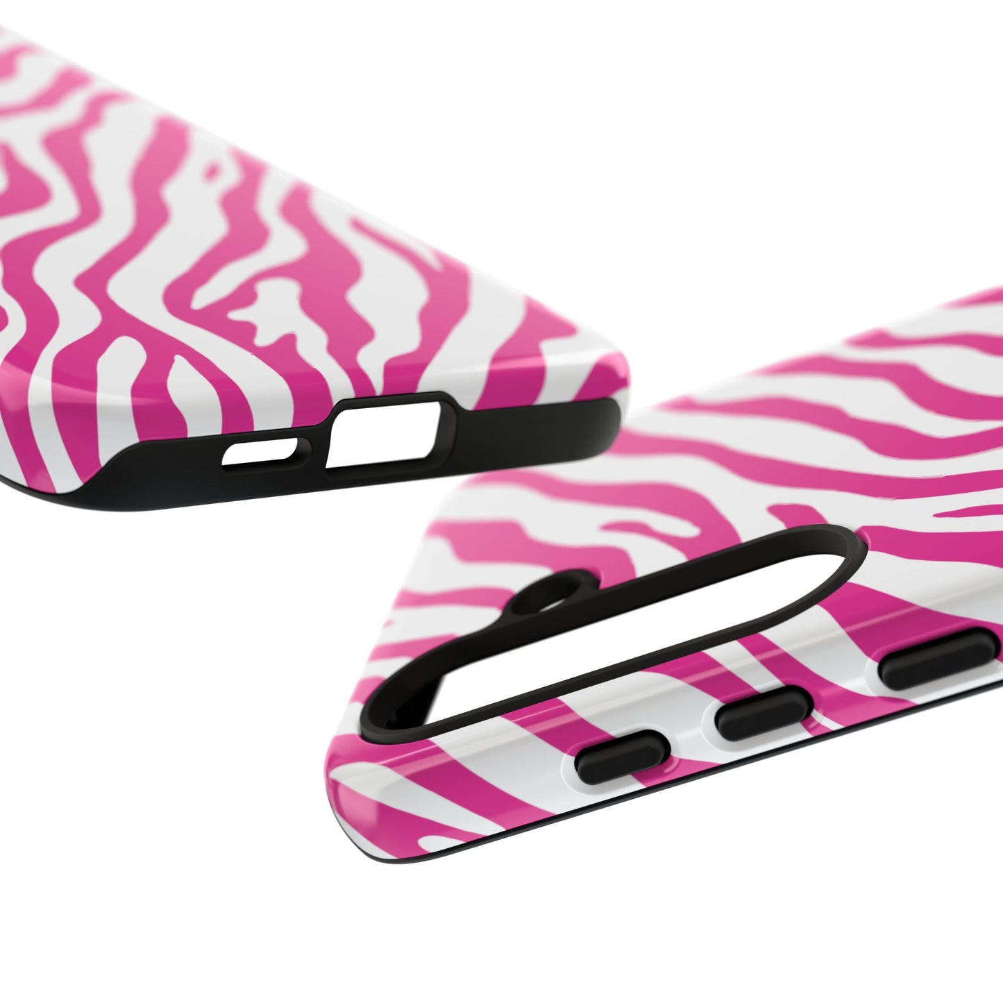 Stylish Hot Pink Zebra Print Phone Case