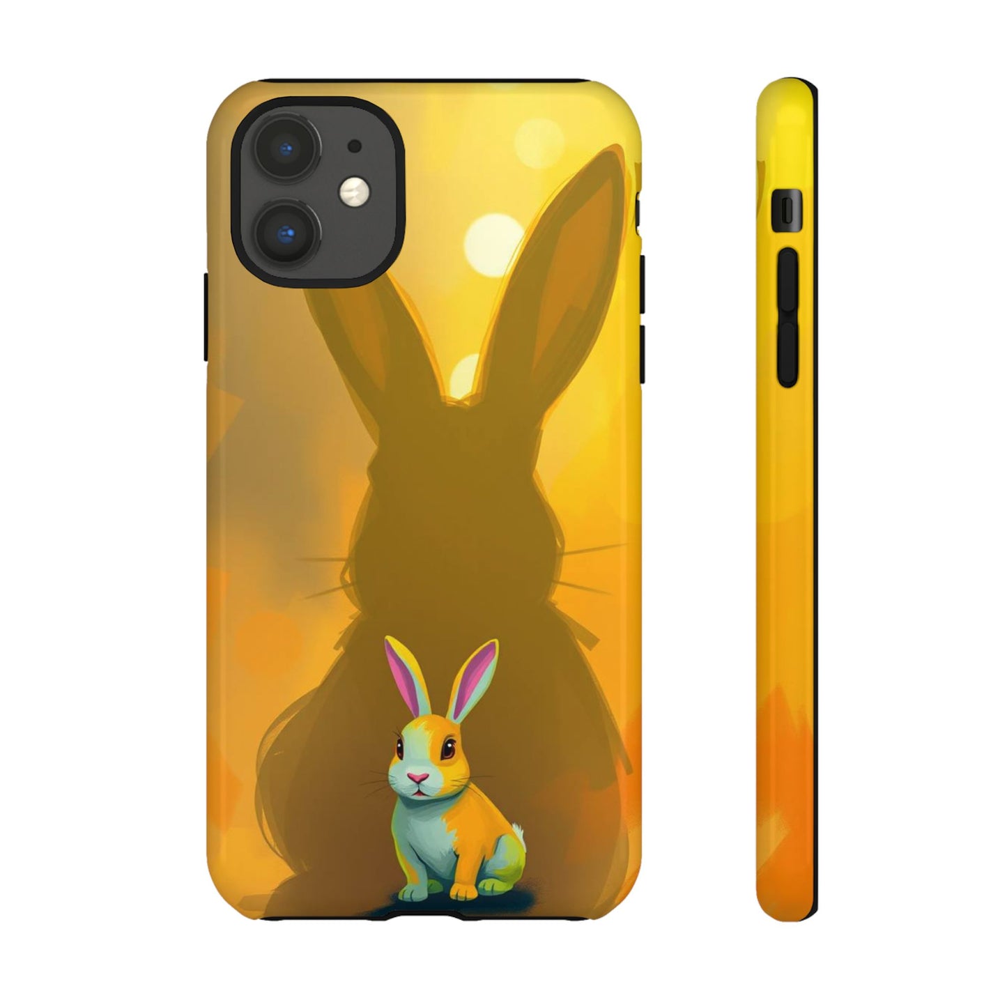 iPhone 11 / Glossy Phone Case - Shadow Rabbit Design Phone Case