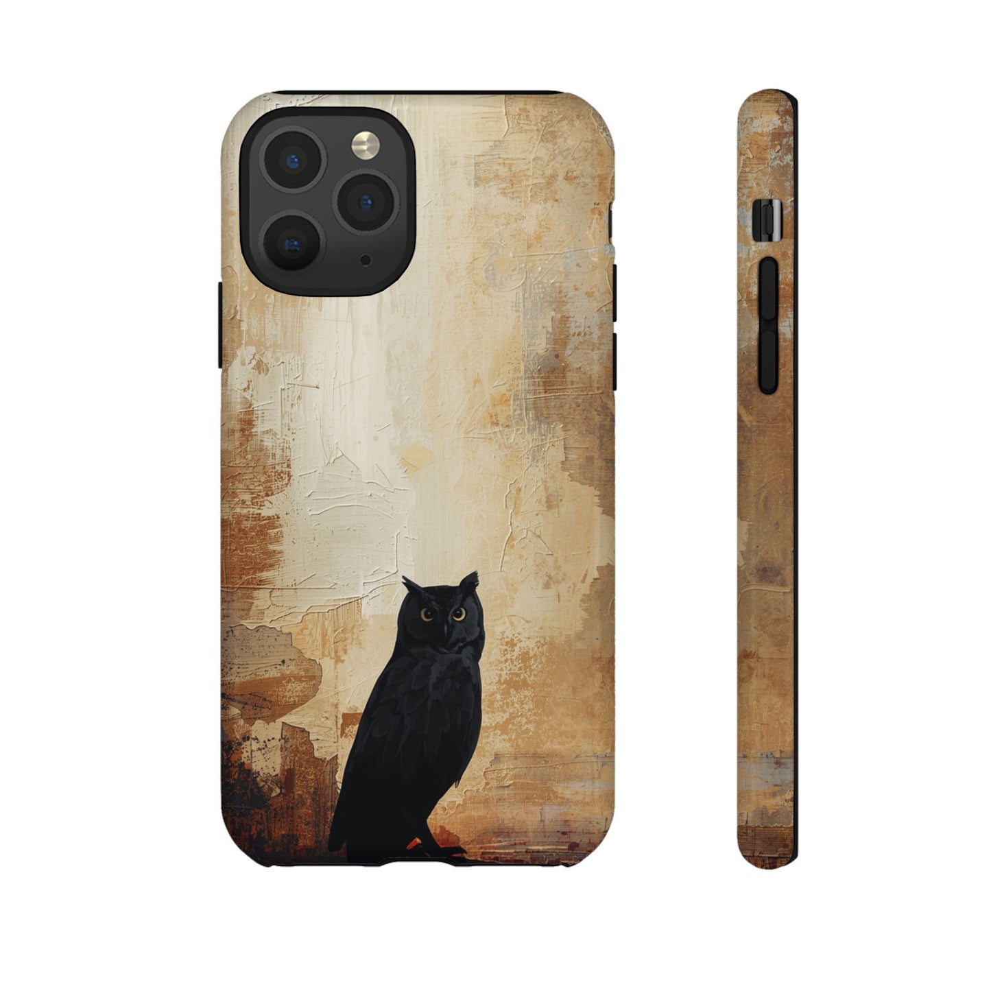 iPhone 11 Pro / Glossy Phone Case - Beautiful Abstract Owl Design Phone Case