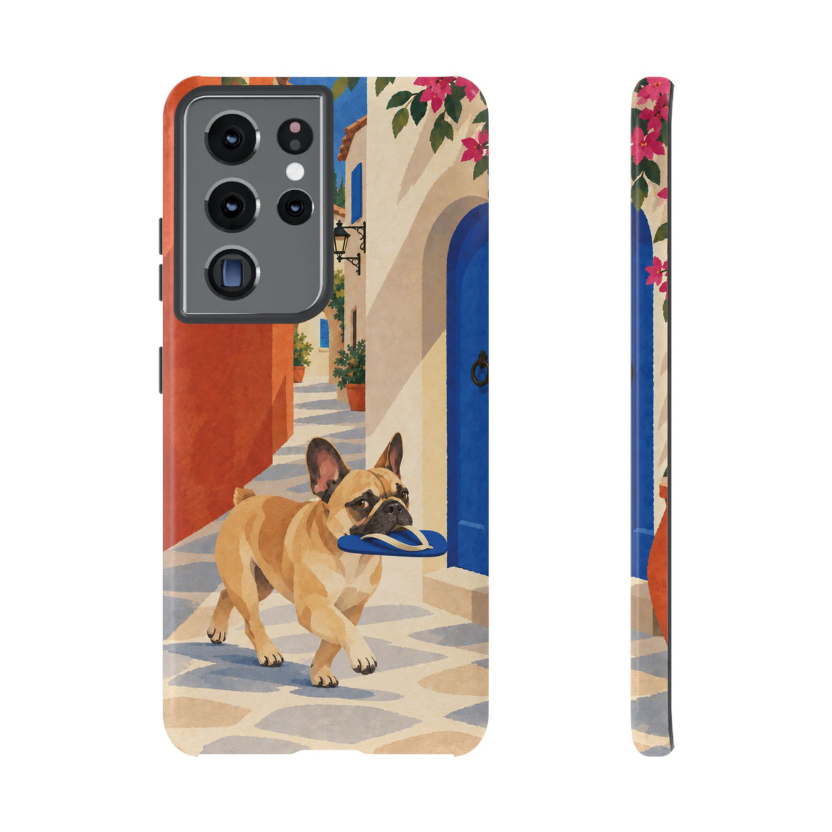 French Bulldog Quiet Lane Phone Case - Multicolor Phone Case - Samsung Galaxy S21 Ultra / Glossy