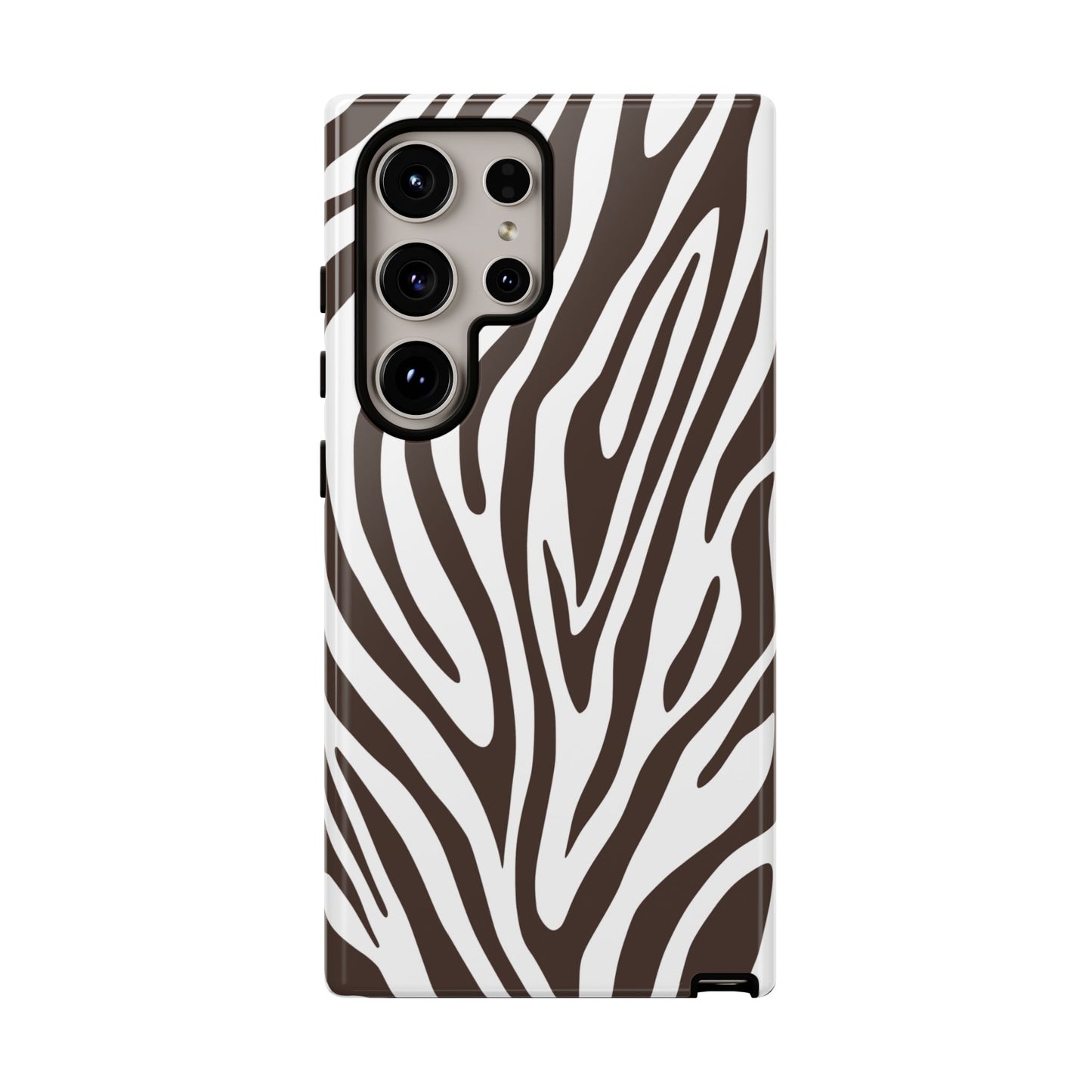 Graphic Brown Tiger Print Phone Case