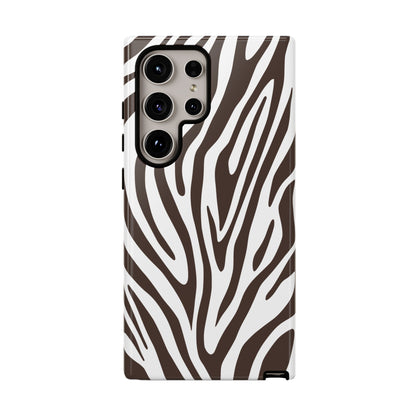 Graphic Brown Tiger Print Phone Case