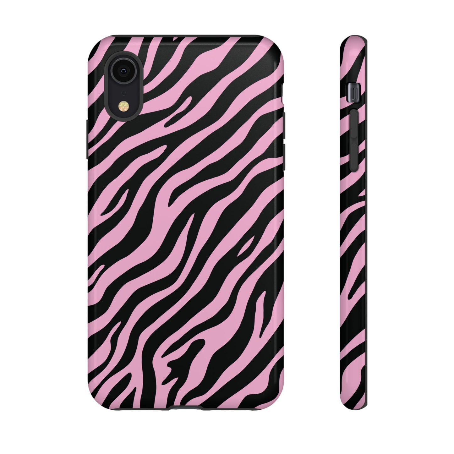 Stylish Blush Zebra Print Phone Case