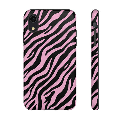 Stylish Blush Zebra Print Phone Case
