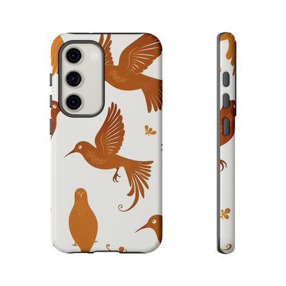 Abstract Bird Pattern Phone Case - Multicolor Phone Case - Samsung Galaxy S23 / Glossy