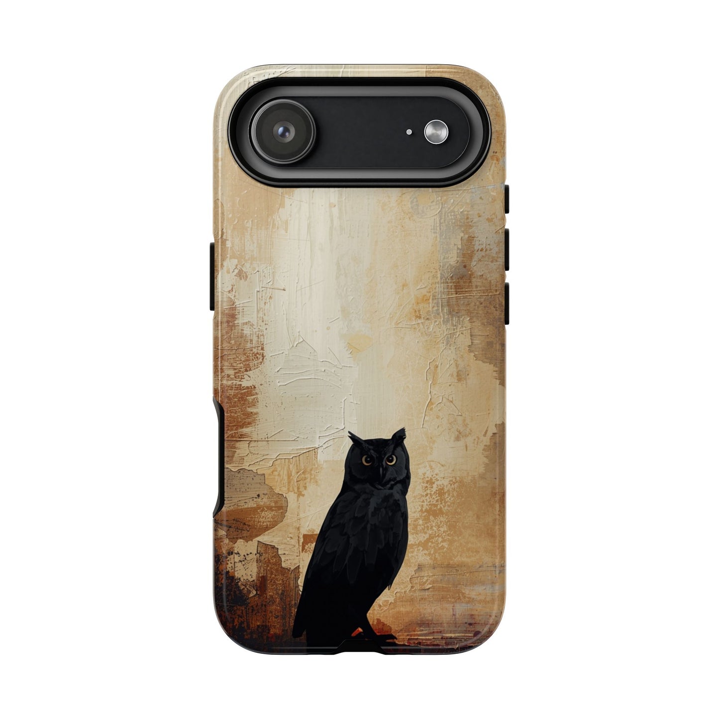 iPhone 17 Air / Glossy Phone Case - Beautiful Abstract Owl Design Phone Case