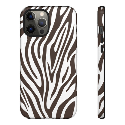 Graphic Brown Tiger Print Phone Case