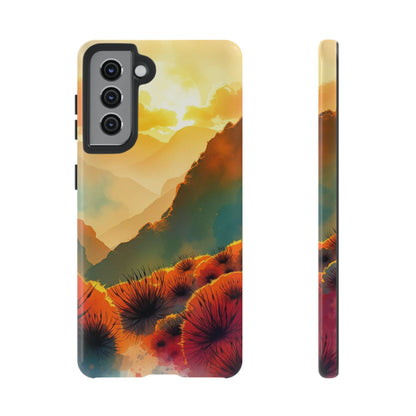 Ideallic Watercolour Sunset Design Phone Case - Multicolor Phone Case - Samsung Galaxy S21 / Glossy